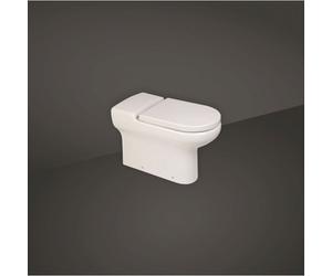 RAK Ceramics Compact Deluxe Rimless Wall Hung Toilet Pan | White | 375mm x 350mm x 700mm