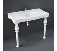 RAK Ceramics Console Alexandra Basin with 3 Tap Holes | White | 1050mm