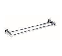 RAK Ceramics RAK Cubis Double Towel Rail Chrome Finish: Chrome