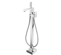 RAK Ceramics RAK Cubis Freestanding Bath Shower Mixer Tap Chrome