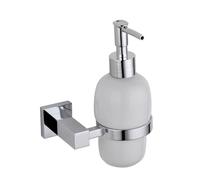 RAK Ceramics Cubis Liquid Soap Dispenser | Chrome | Metal | 115mm x 216mm x 110mm
