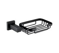 RAK Ceramics Cubis Soap Basket | Black | Metal | 182mm x 102mm x 42mm