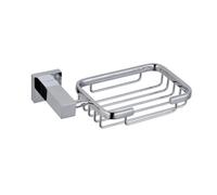 RAK Ceramics Cubis Soap Basket | Chrome | Metal | 182mm x 102mm x 42mm