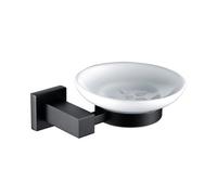 RAK Ceramics Cubis Soap Dish | Black | Metal | 110mm x 38mm x 107mm