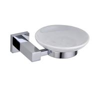 RAK Ceramics Cubis Soap Dish | Chrome | Metal | 110mm x 38mm x 107mm