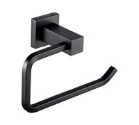 RAK Ceramics Cubis Toilet Roll Holder | Black | Metal | 143mm x 92mm x 65mm