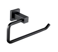 RAK Ceramics Cubis Towel Ring | Black | Metal | 112mm x 65mm x 12mm