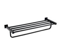 RAK Ceramics Cubis Towel Shelf | Black | Metal | 601mm x 115mm x 200mm