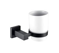 RAK Ceramics Cubis Tumbler | Black | Metal | 110mm x 96mm x 107mm