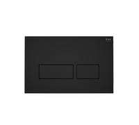 RAK Ceramics Ecofix Matt Flush Plate with Rectangular Push Plates | Black | Plastic | 165mm x 45mm x 245mm