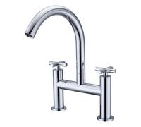 RAK Ceramics Ella Bath Filler Tap | Chrome | Brass | 246mm x 344mm x 250mm