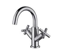 RAK Ceramics Ella Mono Basin Mixer Tap | Chrome | Brass | 230mm x 223mm x 138mm