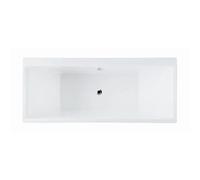 RAK Ceramics Evolution Square Double Ended Bath and Leg Set | White | Acrylic | 1750mm x 750mm
