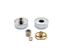 RAK Exposed Round Shower Bar Mixer Easy Fitting Kit Pair