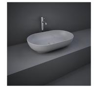 RAK Ceramics Feeling Oval Counter Top Basin | Matt Grey | Vitreous China | 550mm