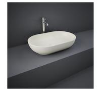 RAK Ceramics Feeling Oval Matt Greige Counter Top Basin | Matt Griege | Vitreous China | 550mm