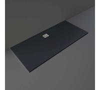 RAK Ceramics Feeling Rectangular Bathtub Replacement Shower Tray | Black | Acrylic/Stone Resin | 1800mm x 800mm