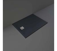 RAK Ceramics Feeling Rectangular Shower Tray | Black | Acrylic/Stone Resin | 1200mm x 900mm