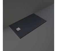 RAK Ceramics Feeling Rectangular Shower Tray | Black | Acrylic/Stone Resin | 1400mm x 800mm