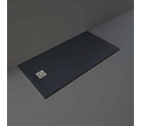 RAK Ceramics Feeling Rectangular Shower Tray | Black | Acrylic/Stone Resin | 1600mm x 800mm