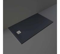 RAK Ceramics Feeling Rectangular Shower Tray | Black | Acrylic/Stone Resin | 1600mm x 900mm
