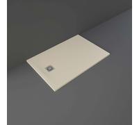 RAK Ceramics Feeling Rectangular Shower Tray | Cappuccino | Stainless Steel | 1200mm x 800mm