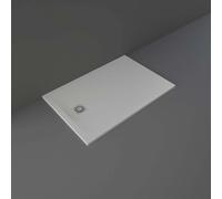 RAK Ceramics Feeling Rectangular Shower Tray | Grey | Acrylic/Stone Resin | 1200mm x 800mm
