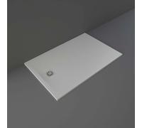 RAK Ceramics Feeling Rectangular Shower Tray | Grey | Acrylic/Stone Resin | 1400mm x 900mm