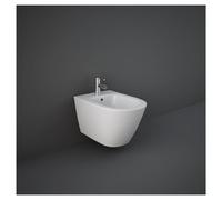 RAK Ceramics Feeling Wall Hung Bidet | Matt White | 360mm x 320mm x 520mm