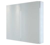 RAK Ceramics RAK Gemini 2 Door Mirror Cabinet 700mm x 600mm Stainless Steel
