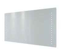 RAK Ceramics Hestia Illuminated LED Mirror with Demister and Touch Sensor | Glass/Aluminium | 1200mm x 600mm