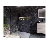 RAK Ceramics Ingot Recessed Niche with LED | Brushed Nickel | 304 Stainless Steel | 300mm x 1200mm