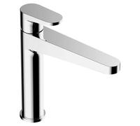 RAK Ceramics Ischia Mid Height Basin Mixer Tap | Chrome | Brass | 49mm x 210mm x 204mm