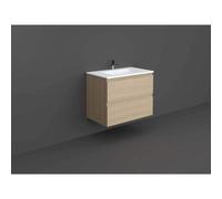 RAK Ceramics Joy Scandi Oak Wall Hung Vanity Unit | Scandinavian Oak | MDF | 800mm