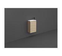 GoodHome Imandra Gloss Grey Single Wall-Mounted Bathroom Cloakroom Unit (H) 550mm (W) 436mm