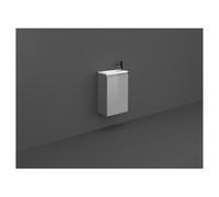 RAK Ceramics Joy Urban Wall Hung Vanity Unit | Grey | Foil Wrapped MDF | 400mm