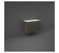 RAK Ceramics Joy Wall Hung Vanity Unit | Moka Walnut | MDF | 1000mm