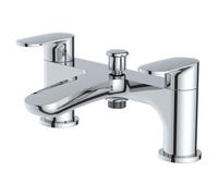 RAK Ceramics Mercury Deck Mounted Bath Shower Mixer Tap | Chrome | Brass | 280mm x 355mm x 545mm