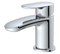 RAK Ceramics Mercury Mini Mono Basin Mixer Tap | Chrome | Metal | 270mm x 365mm x 380mm