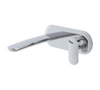 RAK Ceramics Mercury Wall Mounted Basin Mixer Tap | Chrome | Brass | 395mm x 275mm x 480mm