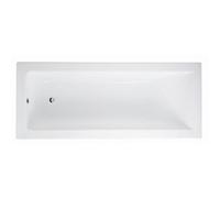 RAK Ceramics Metropolitan Square Single Ended Bath and Leg Set | White | Acrylic | 1700mm x 700mm