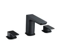 RAK Ceramics Moon Deck Mounted 3 Tap Hole Bath Filler Tap | Black | Brass | 50mm x 116mm x 166.5mm