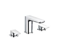 RAK Ceramics Moon Deck Mounted 3 Tap Hole Bath Filler Tap | Chrome | Brass | 50mm x 116mm x 166.5mm