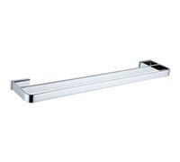 RAK Ceramics Moon Double Towel Rail | Chrome | Mild Steel | 600mm x 30mm x 115mm