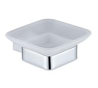 RAK Ceramics Moon Soap Dish | Chrome | Metal | 103mm x 43mm x 103mm