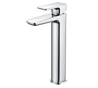 RAK Ceramics Moon Tall Mono Basin Mixer Tap | Chrome | Brass | 50mm x 314mm x 151.5mm