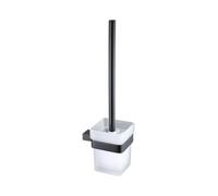 RAK Ceramics Moon Toilet Brush & Holder | Black | Brass | 93mm x 120mm x 93mm