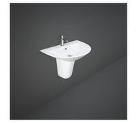 RAK Ceramics Morning Basin with 1 Tap Hole | White | Vitreous China | 600mm