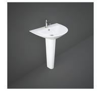 RAK Ceramics Morning Basin with 1 Tap Hole | White | Vitreous China | 650mm