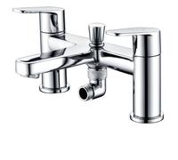 RAK Ceramics Origin Bath Shower Mixer Tap | Chrome | Brass | 180mm x 124mm x 115mm